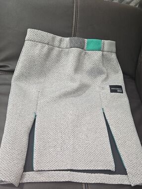 Adidas EQT Gray Knit Skirt Zippers Size XS.